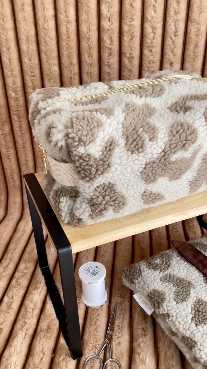 🐆 Sauvage Douce — Accessoires léopard en bouclette faits main