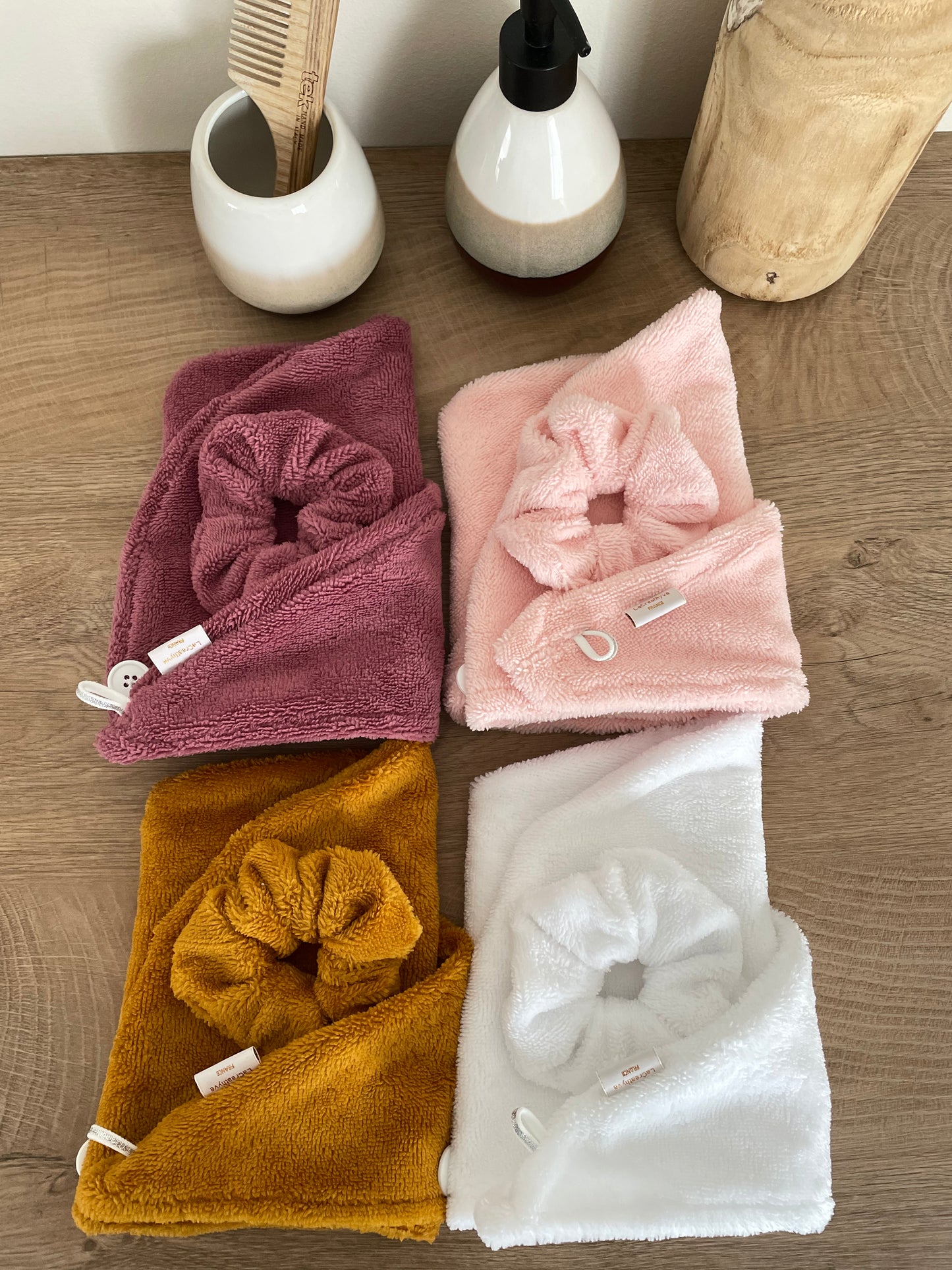 Serviette en Microfibre de Bambou Oeko-Tex Faite à la Main : Douceur et Cheveux en bonne santé pour les Enfants