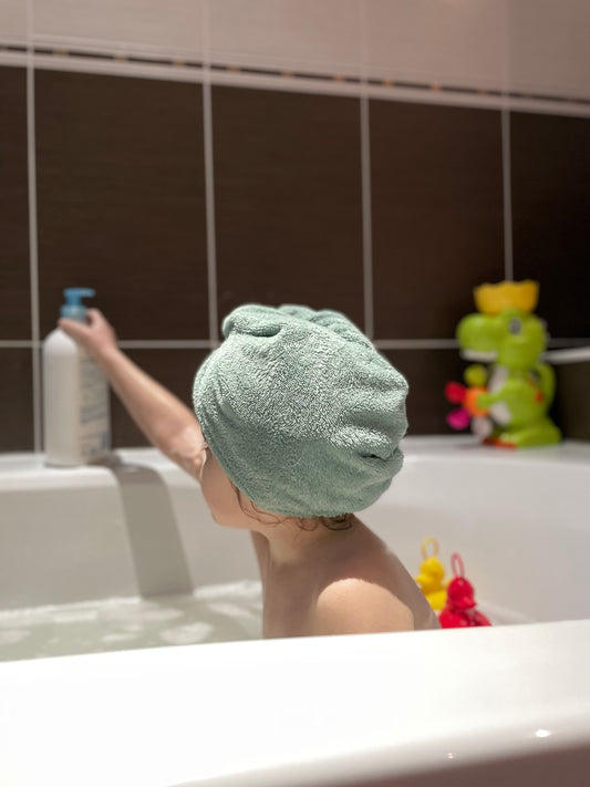 Serviette en Microfibre de Bambou Oeko-Tex Faite à la Main : Douceur et Cheveux en bonne santé pour les Enfants