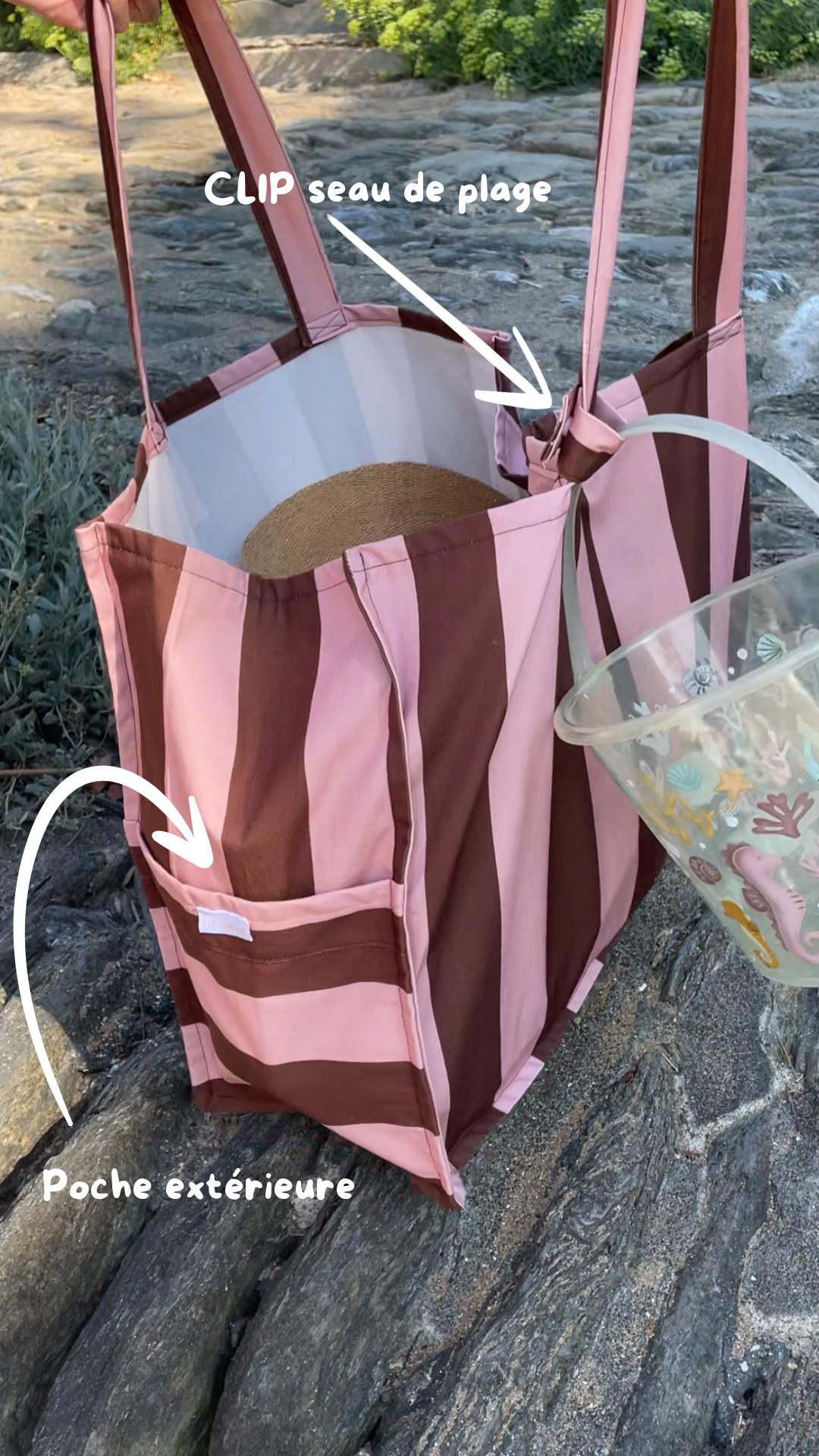 Cabas L’ESSENTIEL XXL en toile Canvas – Le sac qui vous accompagne partout